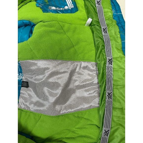 ZeroXposur Girls Hoodie Full zip up Insulated Track Ski Jacket Blue Sz 14 100% P - Picture 2 of 9